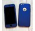 360° kryt Mate silikónový iPhone 6 Plus/6S Plus - modrý